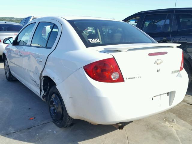 1G1AD5F56A7199064 - 2010 CHEVROLET COBALT 1LT WHITE photo 3