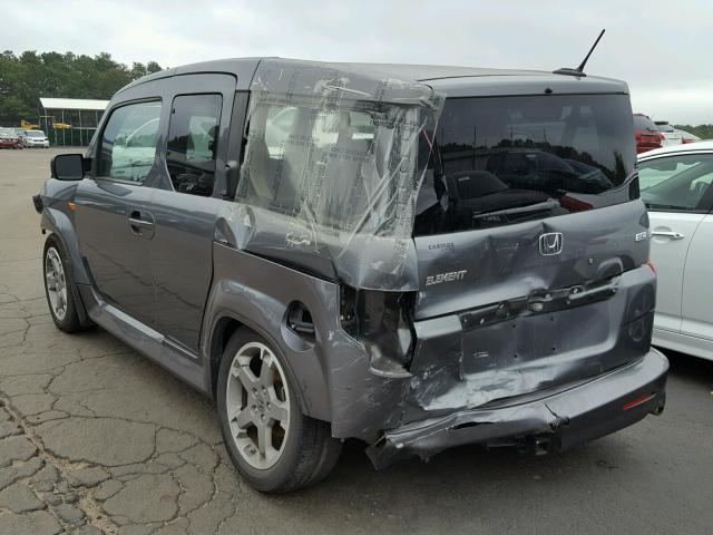 5J6YH1H95AL003264 - 2010 HONDA ELEMENT SC GRAY photo 3