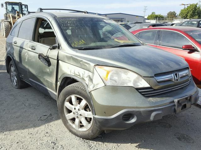 JHLRE38548C044221 - 2008 HONDA CR-V EX GREEN photo 1