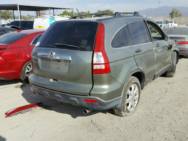 JHLRE38548C044221 - 2008 HONDA CR-V EX GREEN photo 4