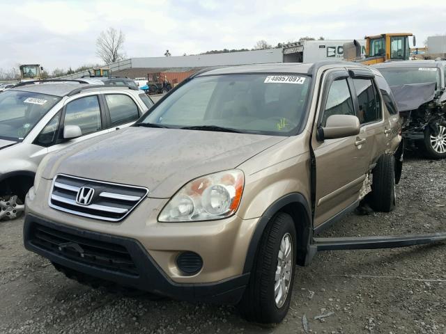 SHSRD789X6U425252 - 2006 HONDA CR-V SE GOLD photo 2