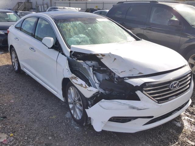 5NPE34AF1FH025279 - 2015 HYUNDAI SONATA SPO WHITE photo 1