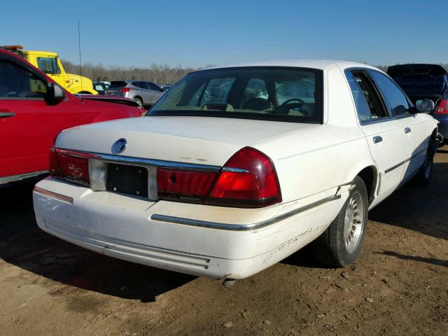 2MEFM75W2XX660412 - 1999 MERCURY GRAND MARQ WHITE photo 4