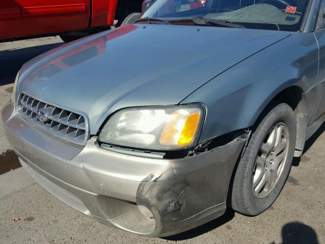 4S3BH675547620653 - 2004 SUBARU LEGACY OUT TWO TONE photo 9