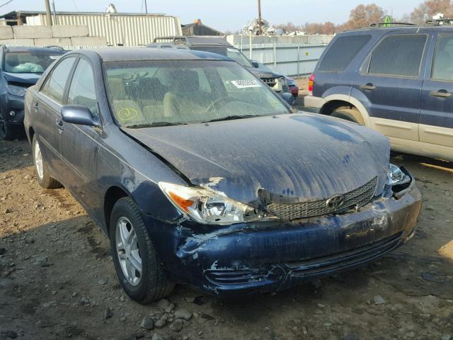 4T1BE32K82U503423 - 2002 TOYOTA CAMRY LE BLUE photo 1