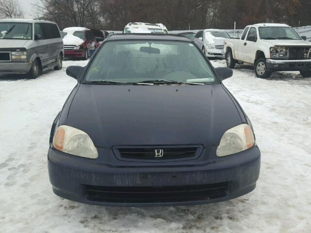 2HGEJ6320VH002810 - 1997 HONDA CIVIC CX PURPLE photo 9