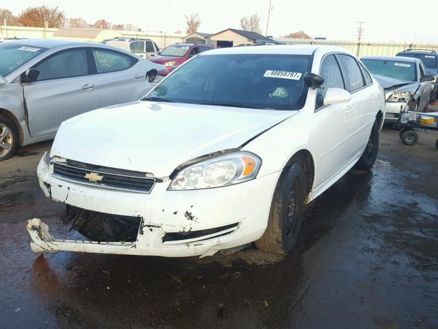 2G1WD5EM7B1244722 - 2011 CHEVROLET IMPALA POL WHITE photo 2