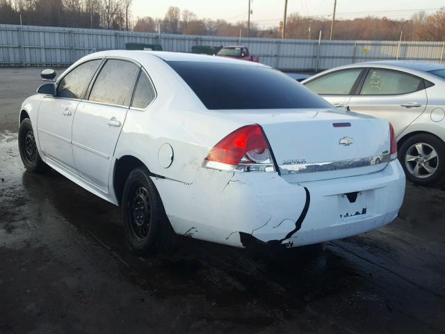 2G1WD5EM7B1244722 - 2011 CHEVROLET IMPALA POL WHITE photo 3