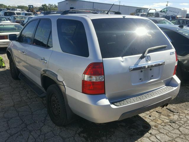 2HNYD18683H511200 - 2003 ACURA MDX TOURIN SILVER photo 3