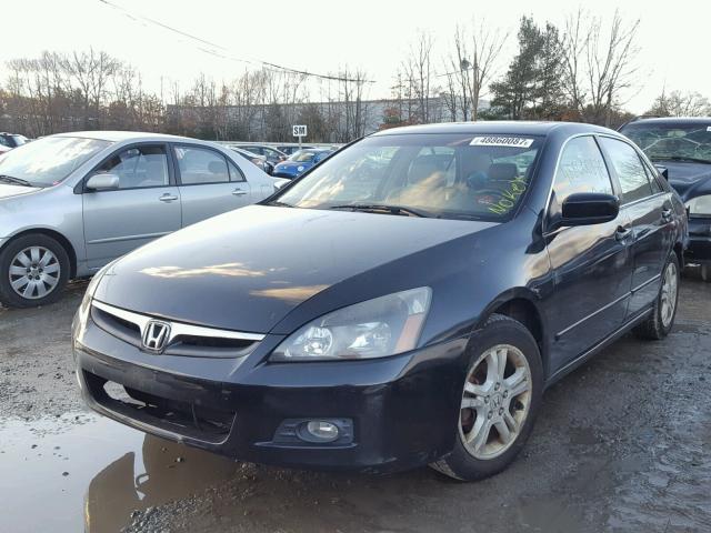 1HGCM56895A099349 - 2005 HONDA ACCORD EX BLACK photo 2