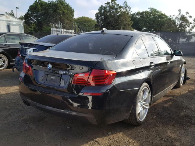 WBAXA5C5XED690515 - 2014 BMW 535 D BLACK photo 4
