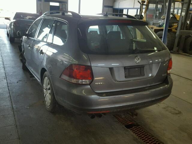 3VWPZ7AJ7BM614187 - 2011 VOLKSWAGEN JETTA S 灰色 照片 3