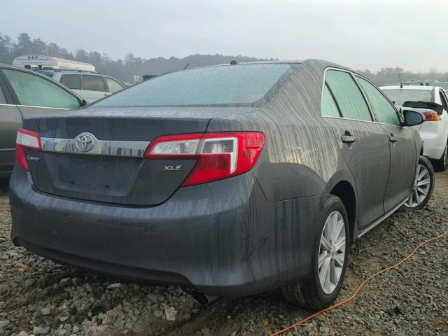 4T4BF1FK8CR210172 - 2012 TOYOTA CAMRY BASE GRAY photo 4