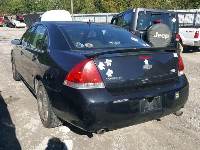 2G1WD58C069174099 - 2006 CHEVROLET IMPALA SUP 黑色 照片 3