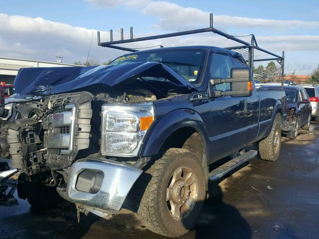 1FT7X2B65CEB32041 - 2012 FORD F250 SUPER BLUE photo 2