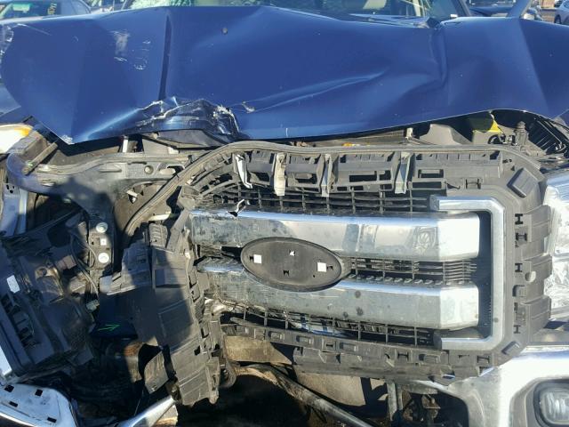 1FT7X2B65CEB32041 - 2012 FORD F250 SUPER BLUE photo 7