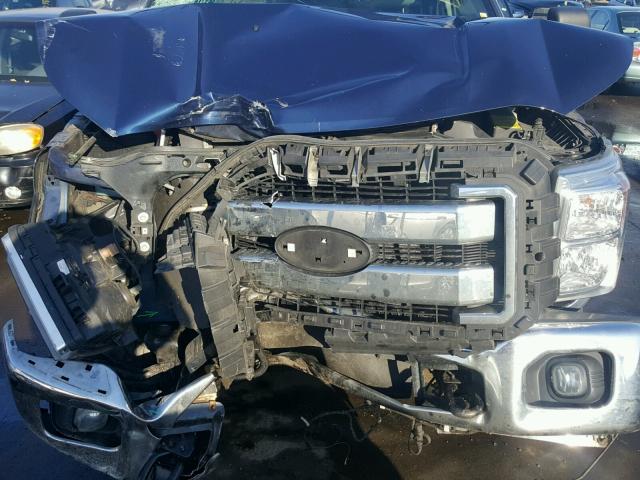 1FT7X2B65CEB32041 - 2012 FORD F250 SUPER BLUE photo 9