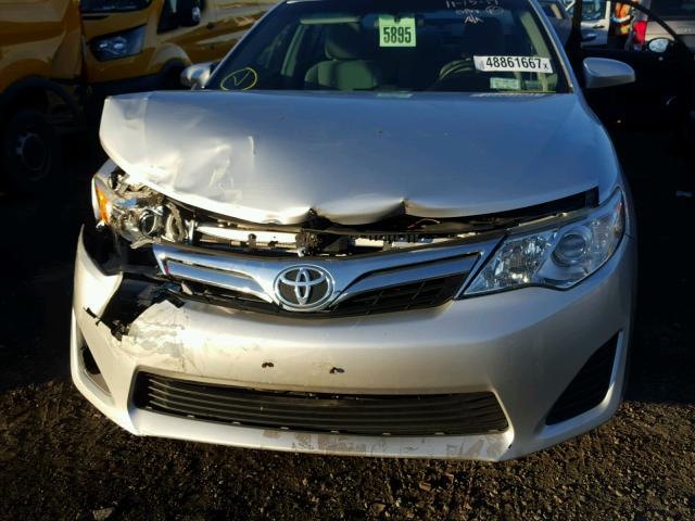 4T4BF1FK6DR279573 - 2013 TOYOTA CAMRY L GRAY photo 7