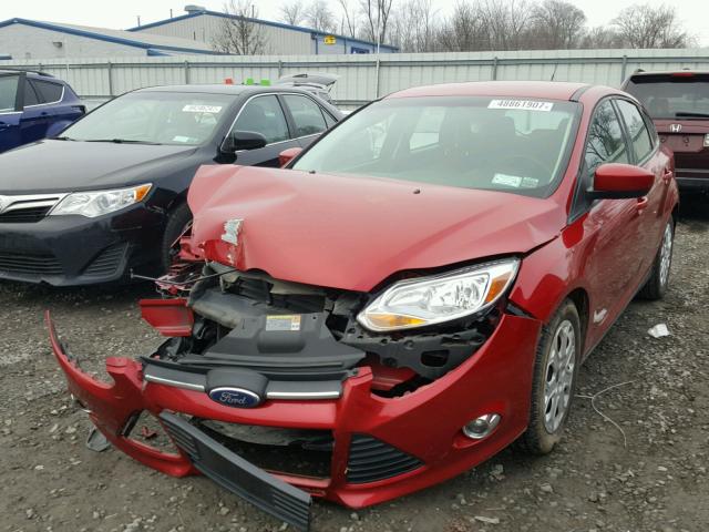 1FAHP3K2XCL233357 - 2012 FORD FOCUS SE RED photo 2