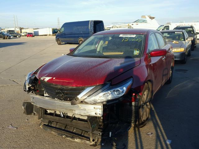 1N4AL3AP2HC232611 - 2017 NISSAN ALTIMA 2.5 MAROON photo 2