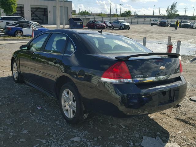 2G1WB5EK7B1334618 - 2011 CHEVROLET IMPALA LT Սև լուսանկար 3