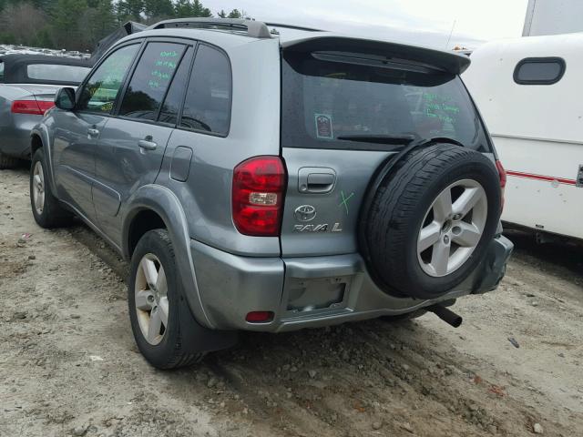 JTEHD20V050056313 - 2005 TOYOTA RAV4 GRAY photo 3