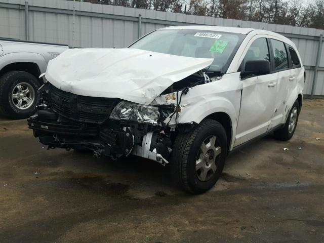 3D4GG47B29T547413 - 2009 DODGE JOURNEY SE WHITE photo 2