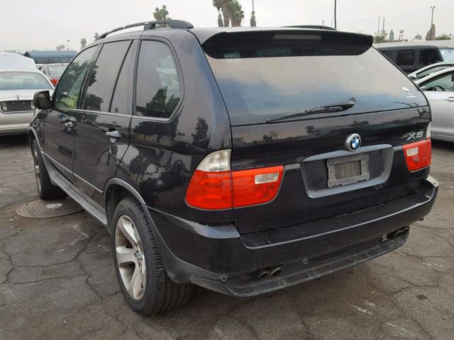 5UXFB535X5LV19585 - 2005 BMW X5 4.4I BLACK photo 3