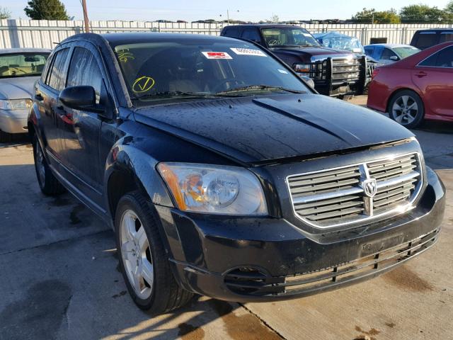 1B3HB48B38D689886 - 2008 DODGE CALIBER SX BLACK photo 1