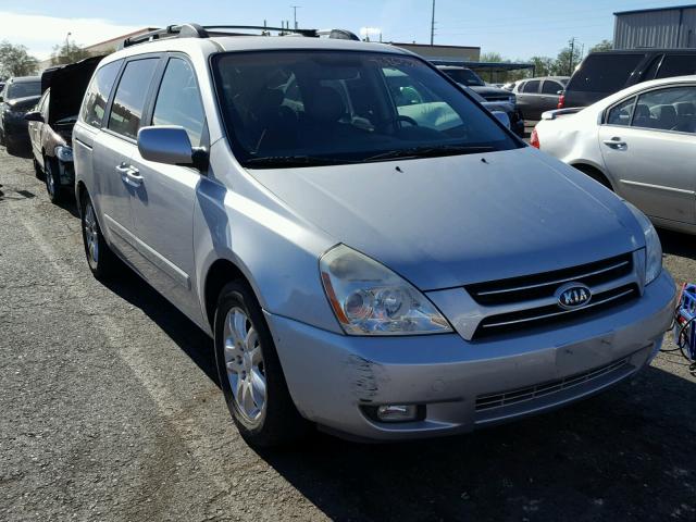 KNDMB233576147614 - 2007 KIA SEDONA EX SILVER photo 1