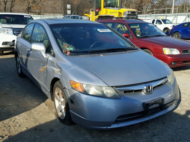 2HGFA16866H525631 - 2006 HONDA CIVIC EX SILVER photo 1