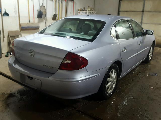 2G4WD532351247707 - 2005 BUICK LACROSSE C SILVER photo 4