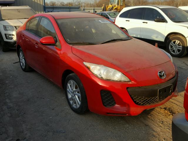 JM1BL1V78D1776632 - 2013 MAZDA 3 I წითელი ფოტო 1