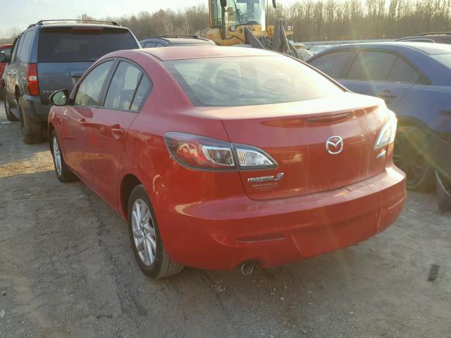 JM1BL1V78D1776632 - 2013 MAZDA 3 I RED photo 3