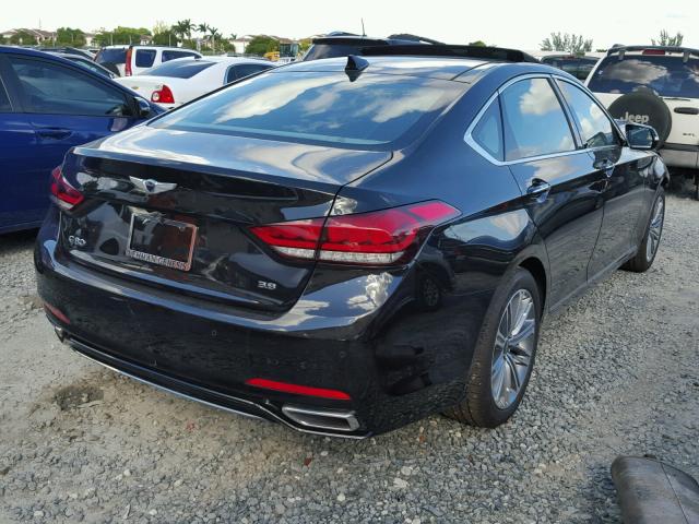 KMHGN4JEXJU231799 - 2018 GENESIS G80 BASE BLACK photo 4