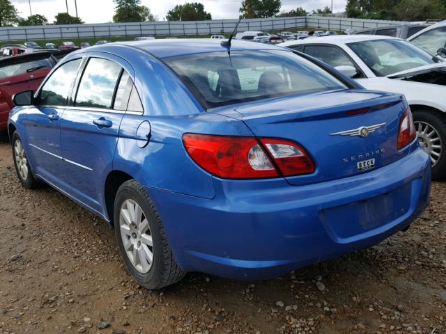 1C3LC46K37N620816 - 2007 CHRYSLER SEBRING BLUE photo 3