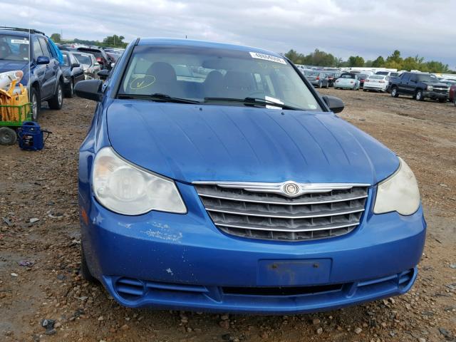 1C3LC46K37N620816 - 2007 CHRYSLER SEBRING BLUE photo 9