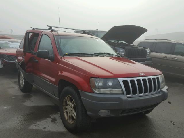 1J8GW48S92C227689 - 2002 JEEP GRAND CHER RED photo 1