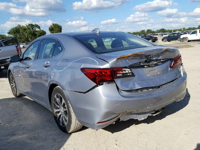 19UUB1F32GA013874 - 2016 ACURA TLX SILVER photo 3