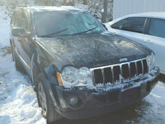 1J8HR58227C639459 - 2007 JEEP GRAND CHER BLACK photo 1