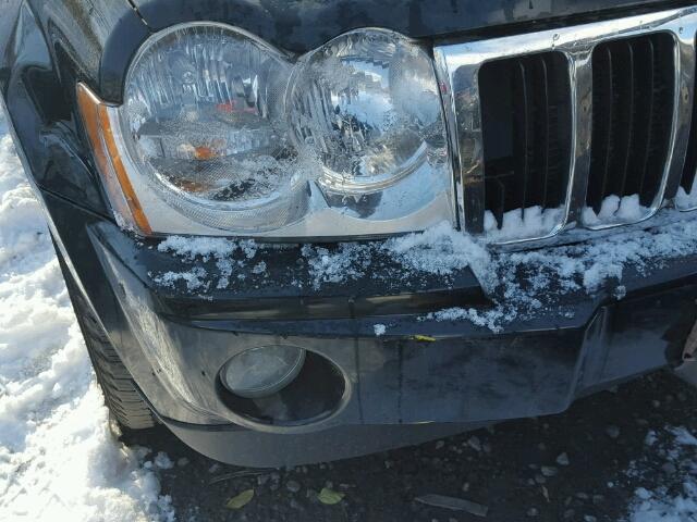 1J8HR58227C639459 - 2007 JEEP GRAND CHER BLACK photo 9