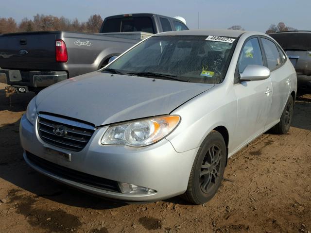 KMHDU46D39U714973 - 2009 HYUNDAI ELANTRA GL SILVER photo 2