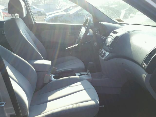 KMHDU46D39U714973 - 2009 HYUNDAI ELANTRA GL SILVER photo 5