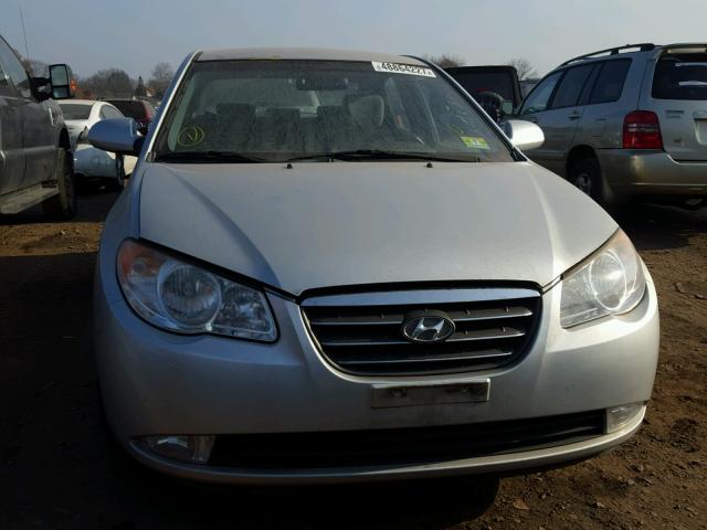 KMHDU46D39U714973 - 2009 HYUNDAI ELANTRA GL SILVER photo 9