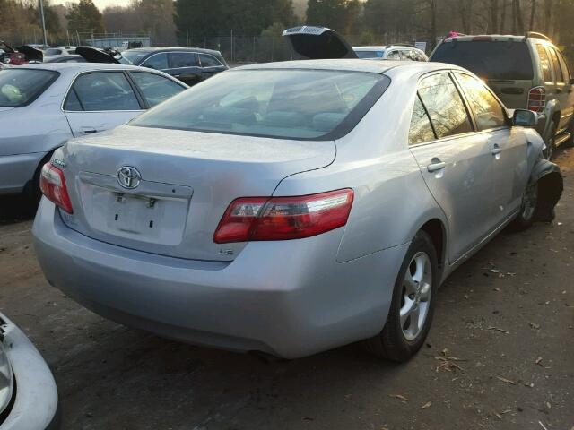 4T1BE46KX7U166843 - 2007 TOYOTA CAMRY NEW SILVER photo 4