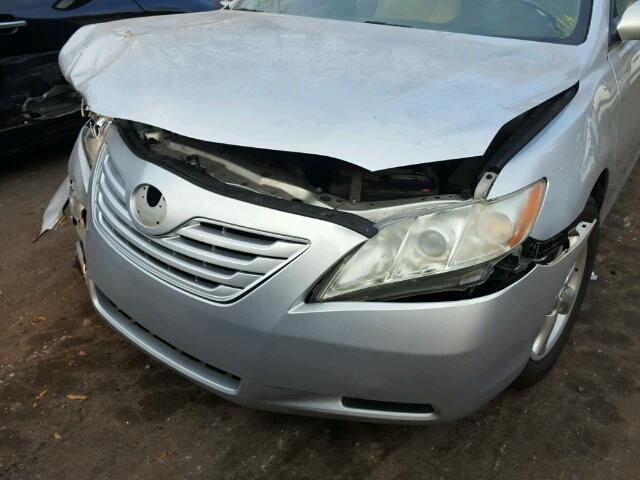 4T1BE46KX7U166843 - 2007 TOYOTA CAMRY NEW SILVER photo 9