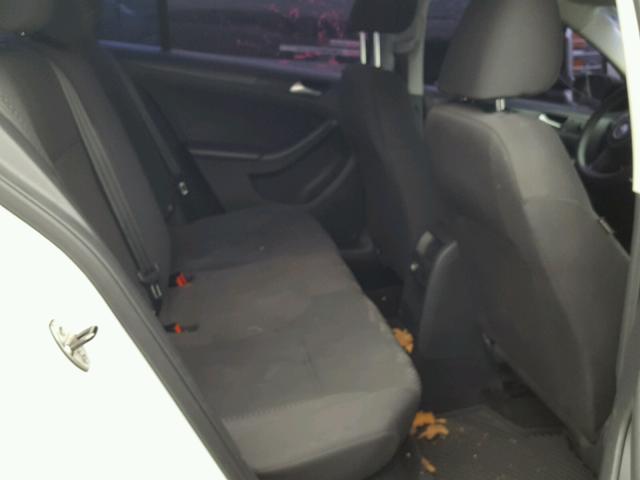 3VW2K7AJ6EM318922 - 2014 VOLKSWAGEN JETTA BASE WHITE photo 6