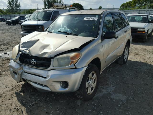 JTEGD20V350054258 - 2005 TOYOTA RAV4 SILVER photo 2