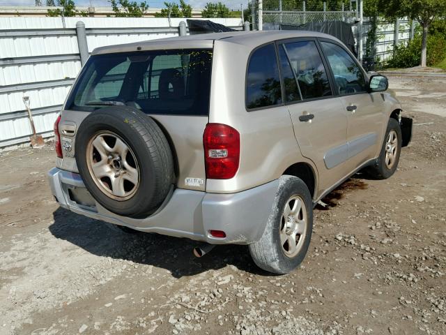 JTEGD20V350054258 - 2005 TOYOTA RAV4 SILVER photo 4