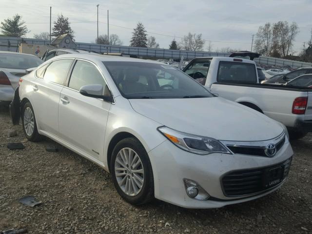 4T1BD1EB5DU003841 - 2013 TOYOTA AVALON HYB WHITE photo 1